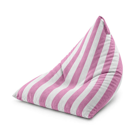 Sitzsack Pillow XL VELVET Bunt Gestreift