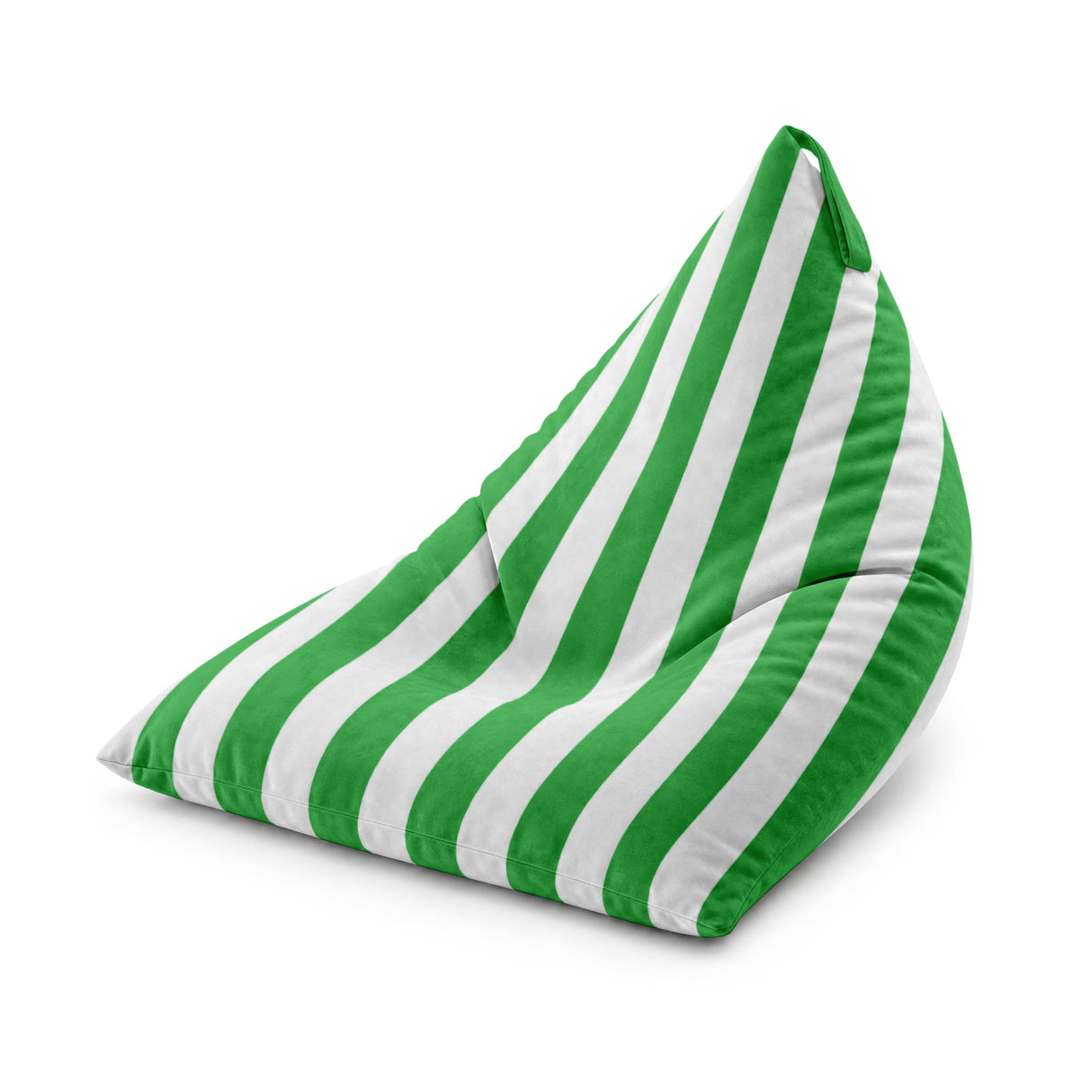 Sitzsack Pillow XL VELVET Bunt Gestreift