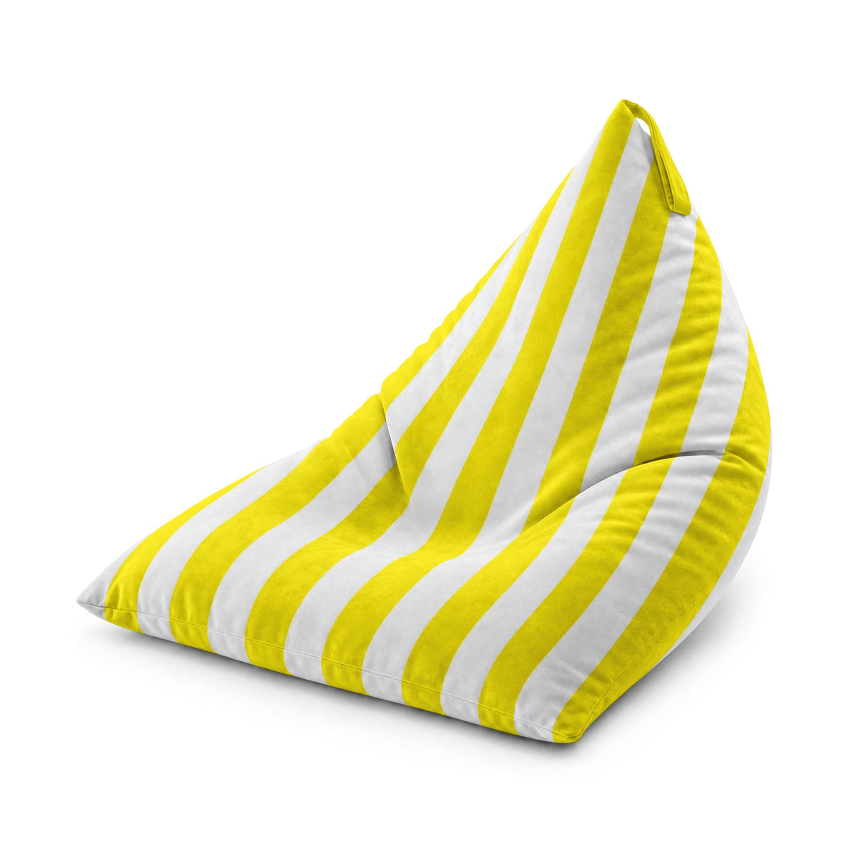 Sitzsack Pillow XL VELVET Bunt Gestreift
