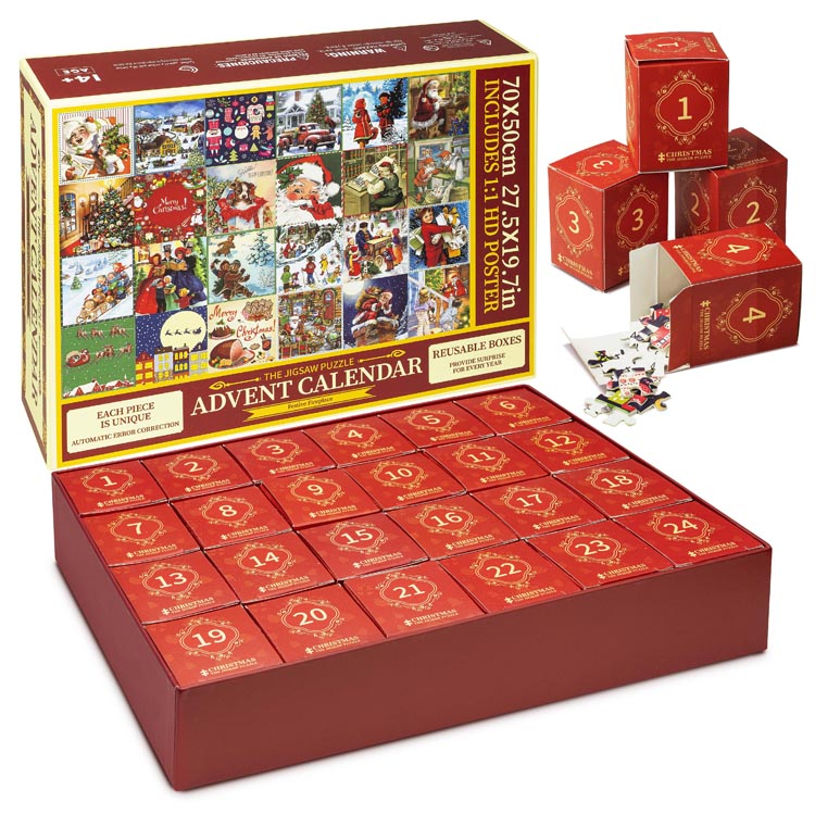 Adventskalender-Puzzle