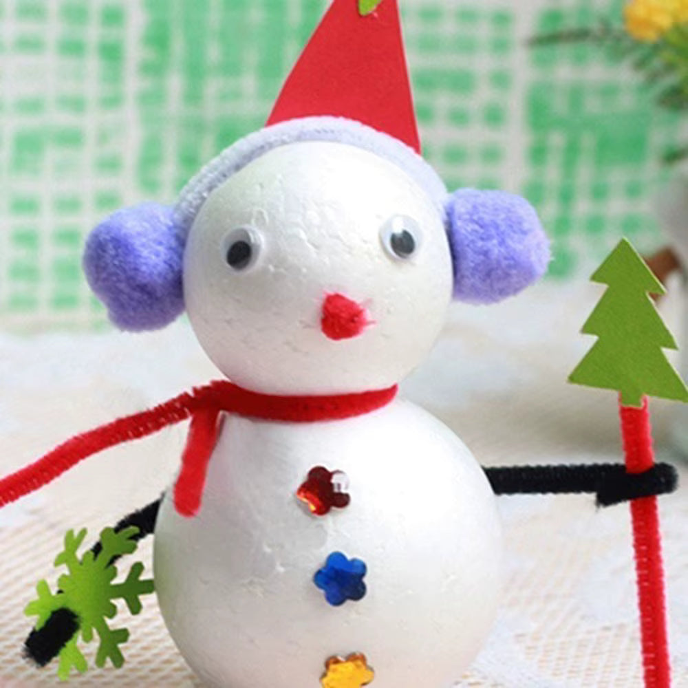 Styropor-Weihnachtskugel-Dekorationsset