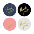 Dankeschön-Aufkleber Farbmix