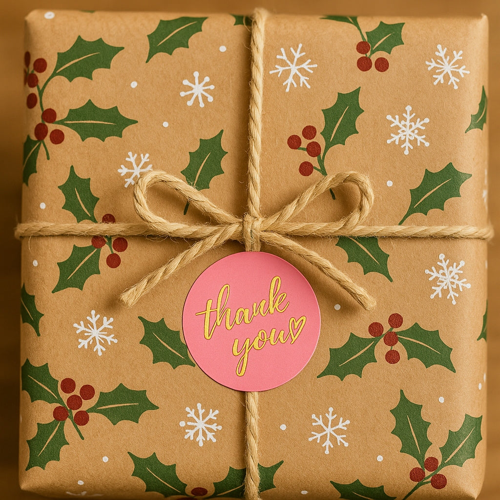 Dankeschön-Aufkleber Farbmix