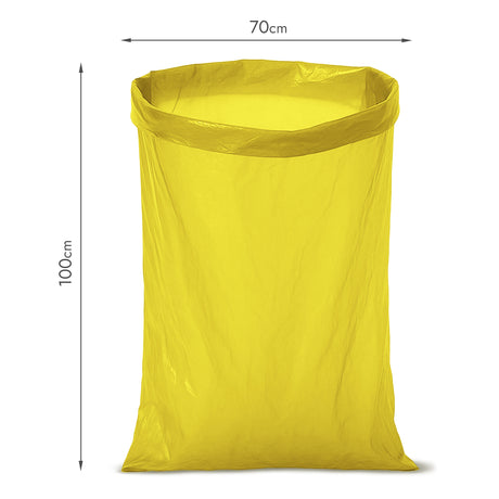Gelbe Recycelte Müllsäcke 120L