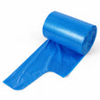 Blaue Müllbeutel mit Zugband
