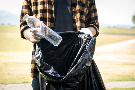 Schwarze Recycelte Müllsäcke 240L