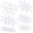 Künstliche Schneeflocken Weihnachtsdekoration für Fenster und Türen