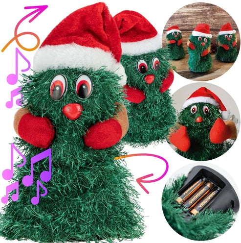 Tanzender, singender Weihnachtsbaum
