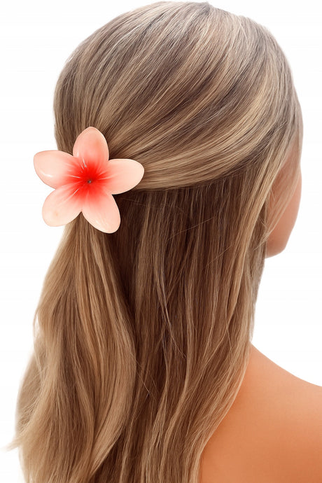 Haarspange mit Blumenmotiv