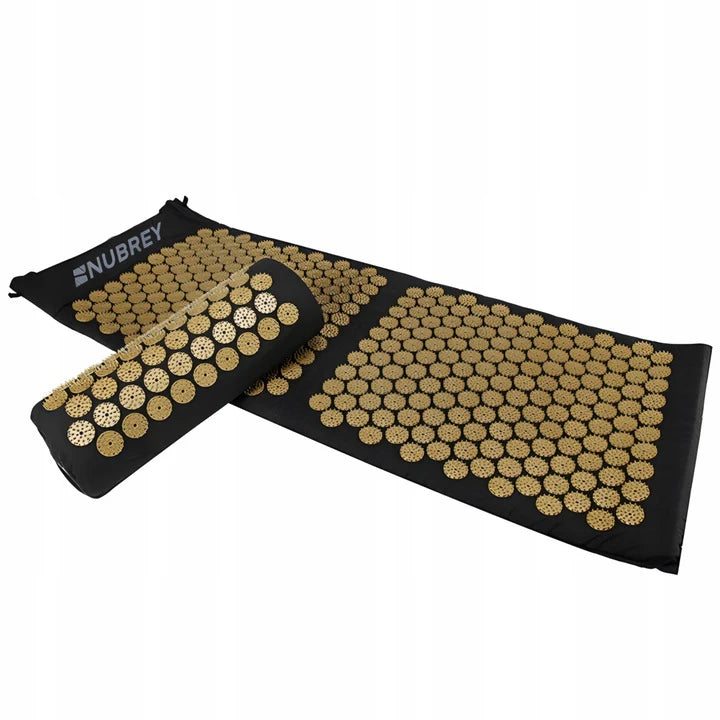 Akupressurmatte Schwarz mit Spitzen