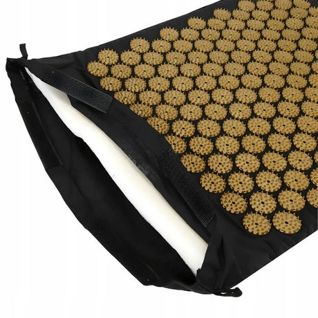 Akupressurmatte Schwarz mit Spitzen