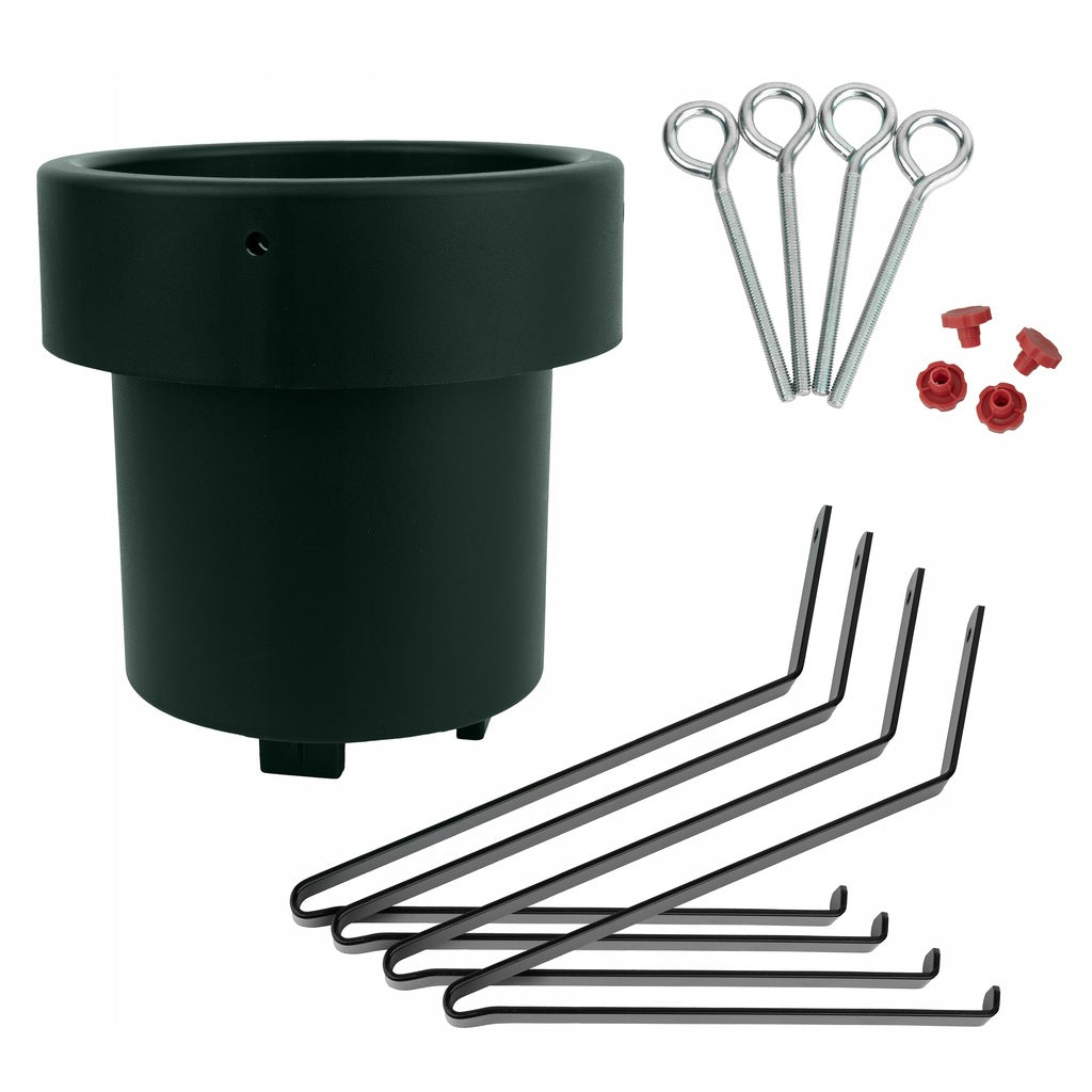 Grüner Weihnachtsbaumständer