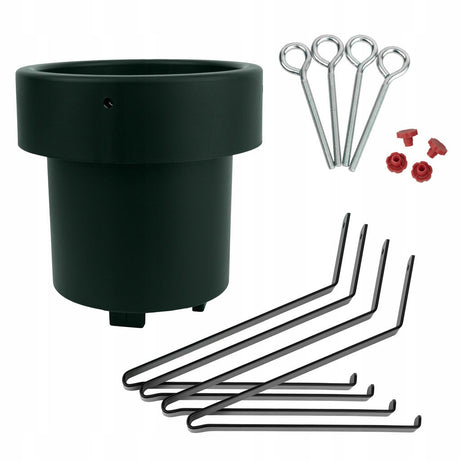 Grüner Weihnachtsbaumständer