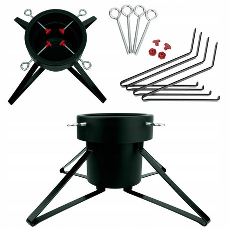 Grüner Weihnachtsbaumständer