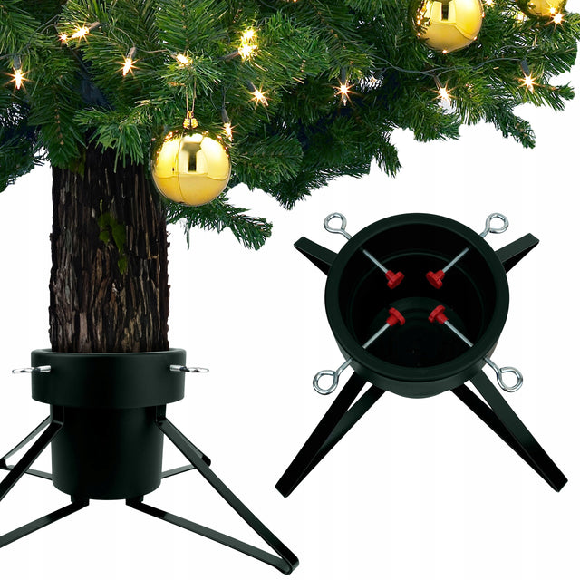 Grüner Weihnachtsbaumständer