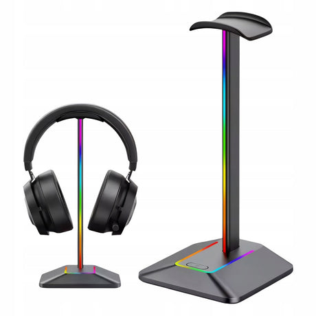 RGB-LED-Kopfhörerständer mit USB-Hub