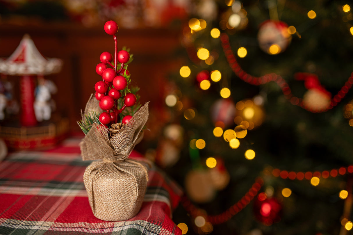 Set mit 6 Weihnachtsdekorationen