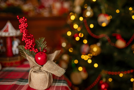 Set mit 6 Weihnachtsdekorationen