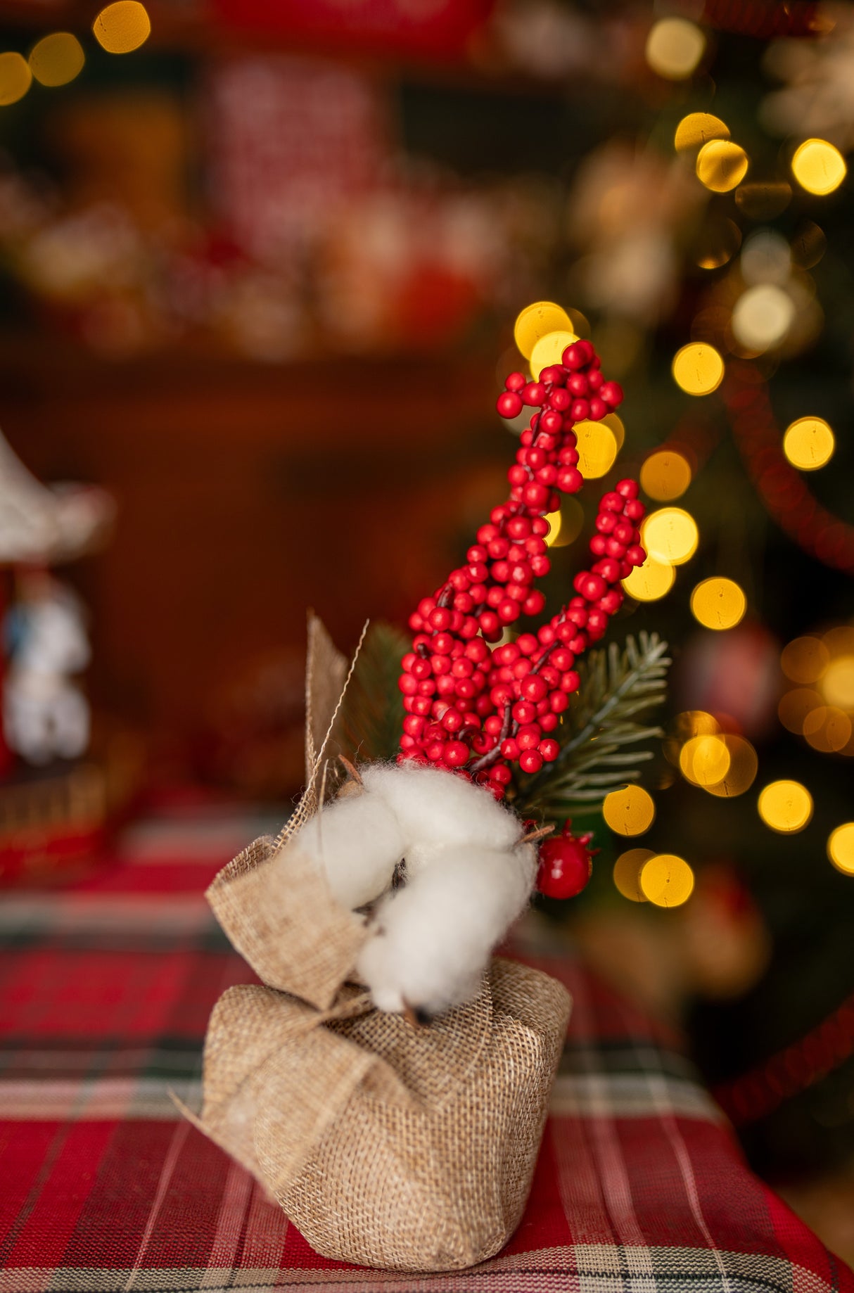 Set mit 6 Weihnachtsdekorationen