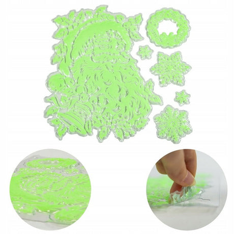 3D-Weihnachtsaufkleber