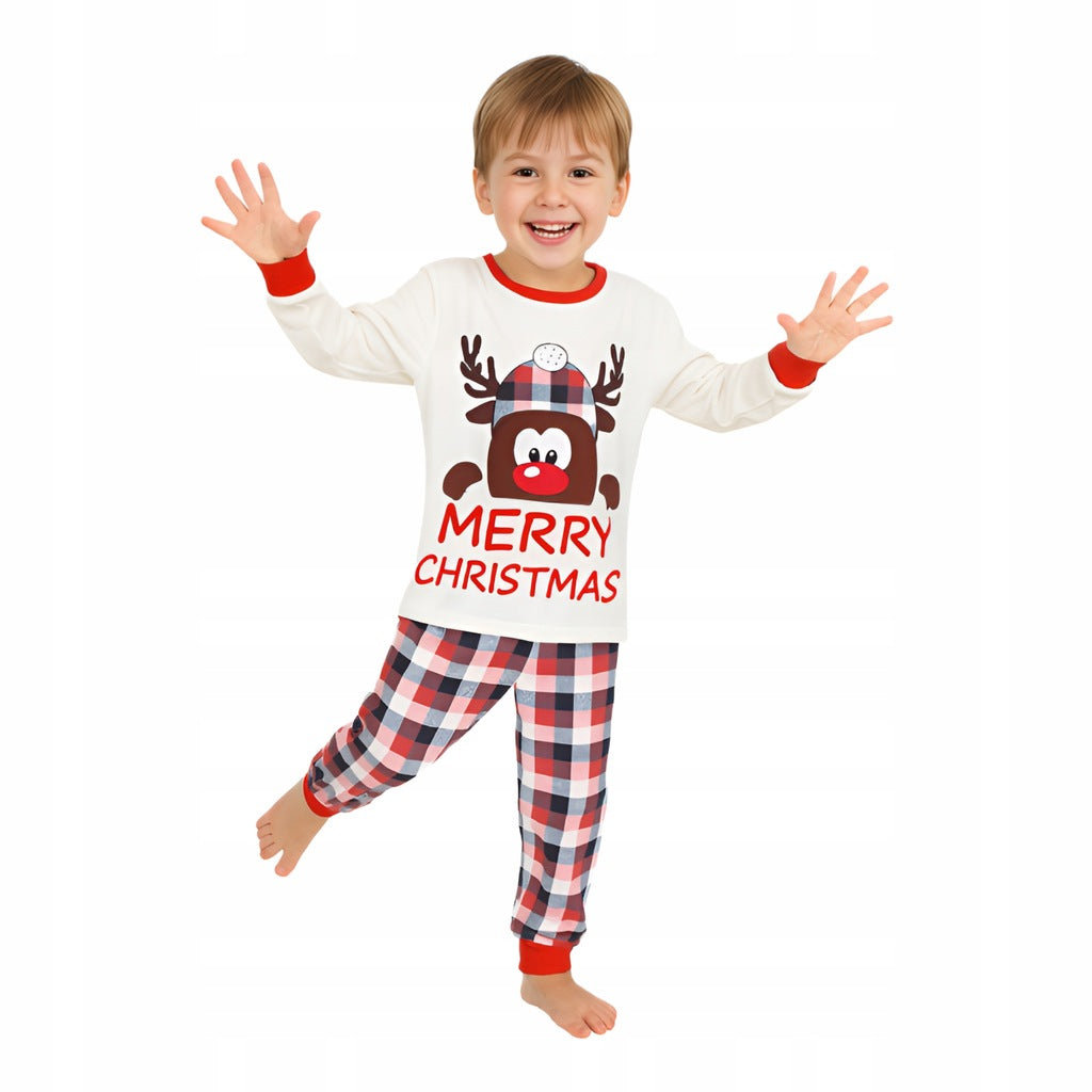 Kinder Weihnachtspyjama Rentier 100cm