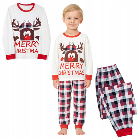 Kinder Weihnachtspyjama Rentier 100cm