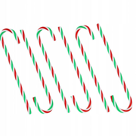 Rote und grüne Weihnachtsstöcke, 6er-Set.