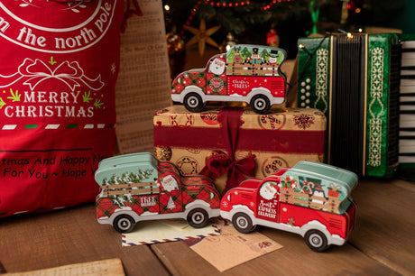 Weihnachtsauto-Container 3er-Set