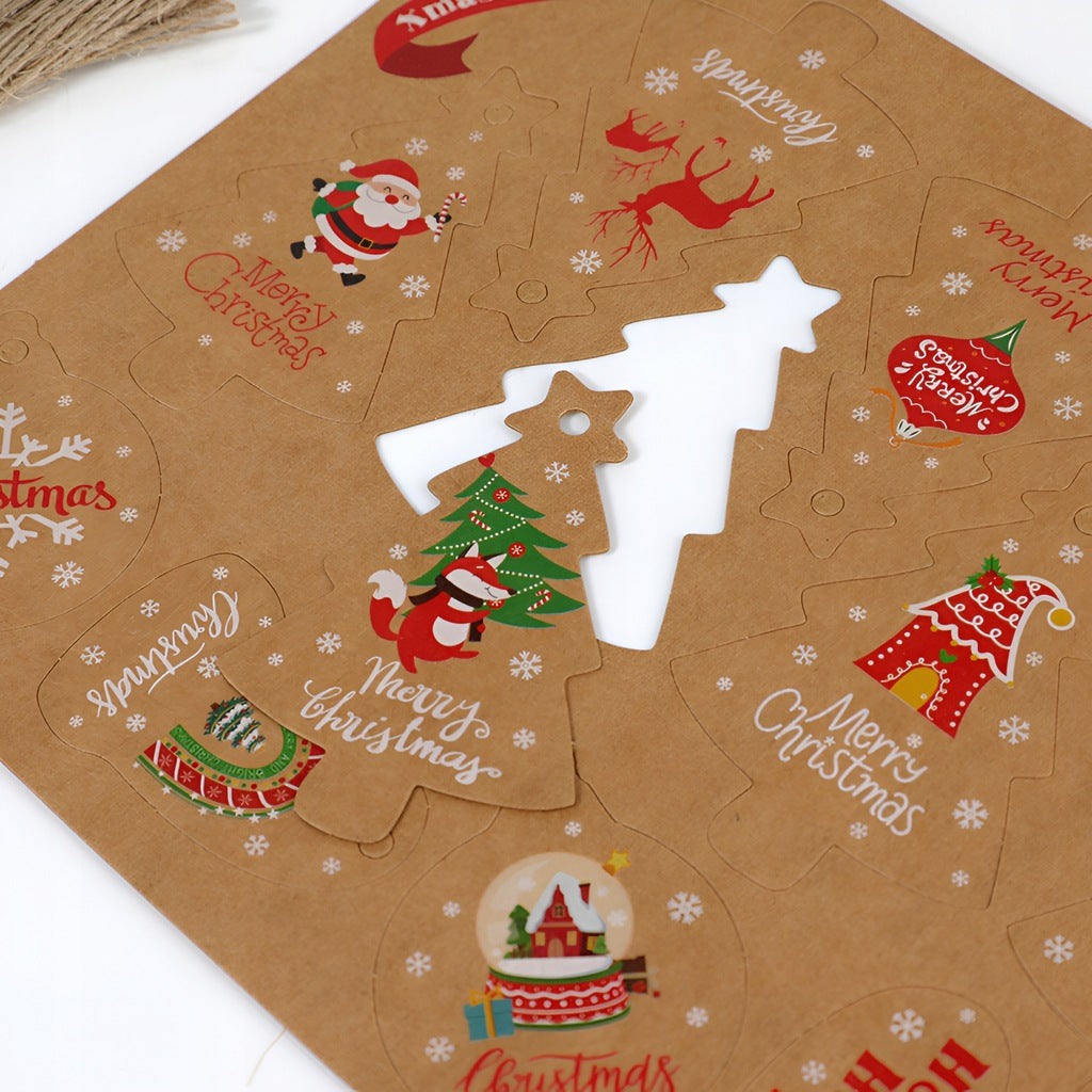 Braune Geschenkanhänger, 50 Stück