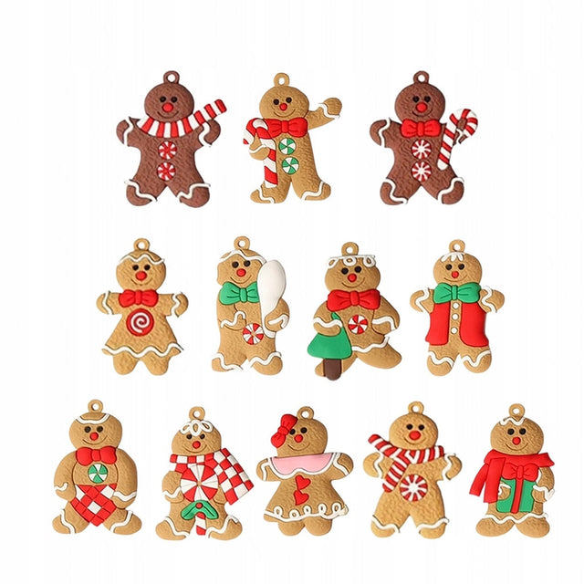 Lebkuchen-Weihnachtsschmuck-Set
