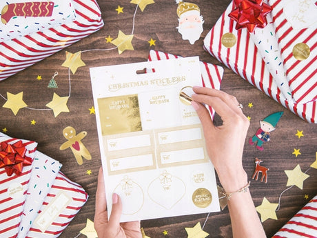 Weihnachtsaufkleber 1 Bogen