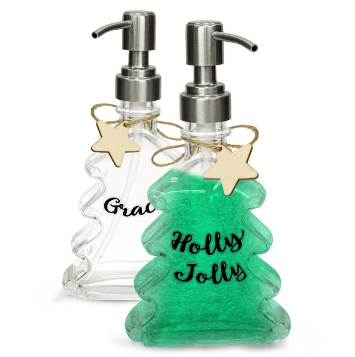 Weihnachtlicher Seifenspender 300ml 2 Stück.