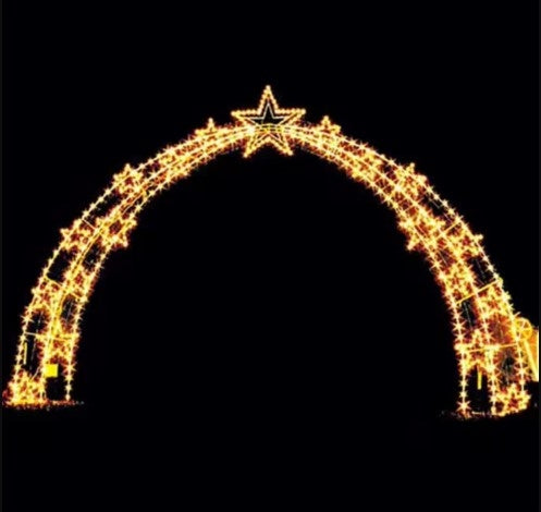 Weihnachtslichterbogen 4x5m Straßendekoration