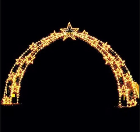 Weihnachtslichterbogen 4x5m Straßendekoration