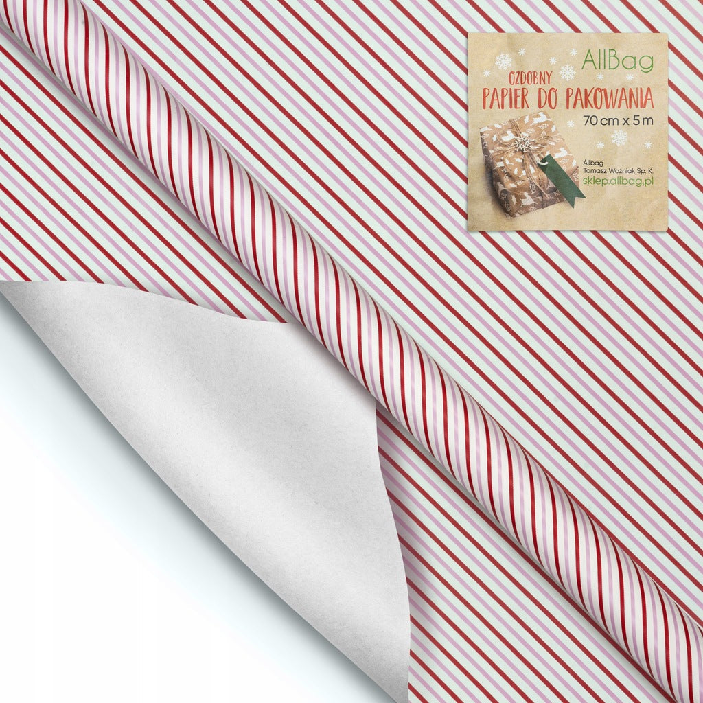 Rot-weißes Geschenkpapier