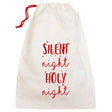 Weihnachts-Baumwolltasche 250x300mm Ecru