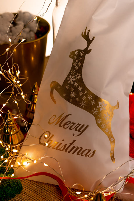 Polyestertasche 170x360mm Weihnachtsrentier