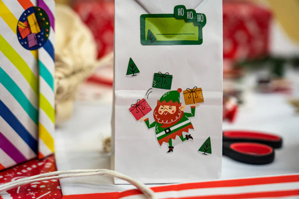 Weihnachten Geschenktüten aus rotem Papier