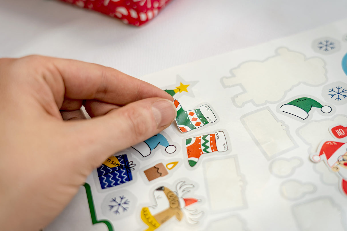 Weihnachtsdeko-Aufkleber 10er Set.