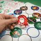 Set von Weihnachtsgeschenk Tüten Weißes Papier MERRY
