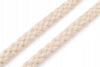 Geflochtene Baumwollkordel 12 mm Ecru Makramee-Schnur 1m