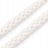 Geflochtene Baumwollkordel 5 mm – Makramee-Schnur 1 m Weiß
