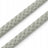 Geflochtene Baumwollkordel 5 mm – Makramee-Schnur 1 m Grau