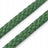 Geflochtene Baumwollkordel 5 mm – Makramee-Schnur 1 m Grün