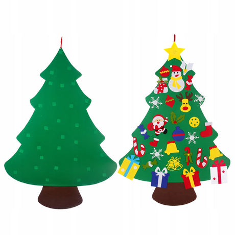 Dekorativer Weihnachtsbaum aus Filz