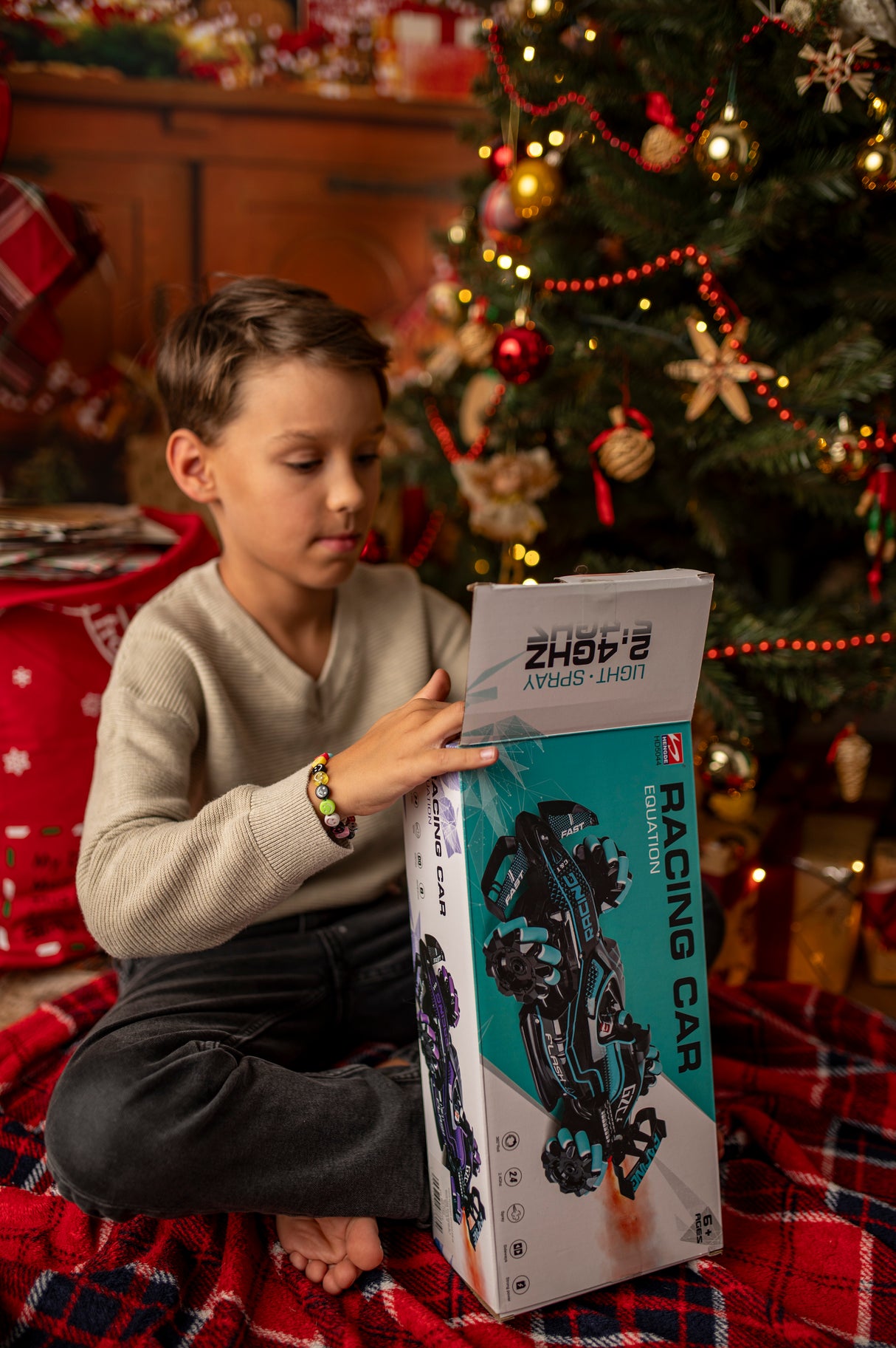 Ferngesteuertes Auto mit Gestensteuerung