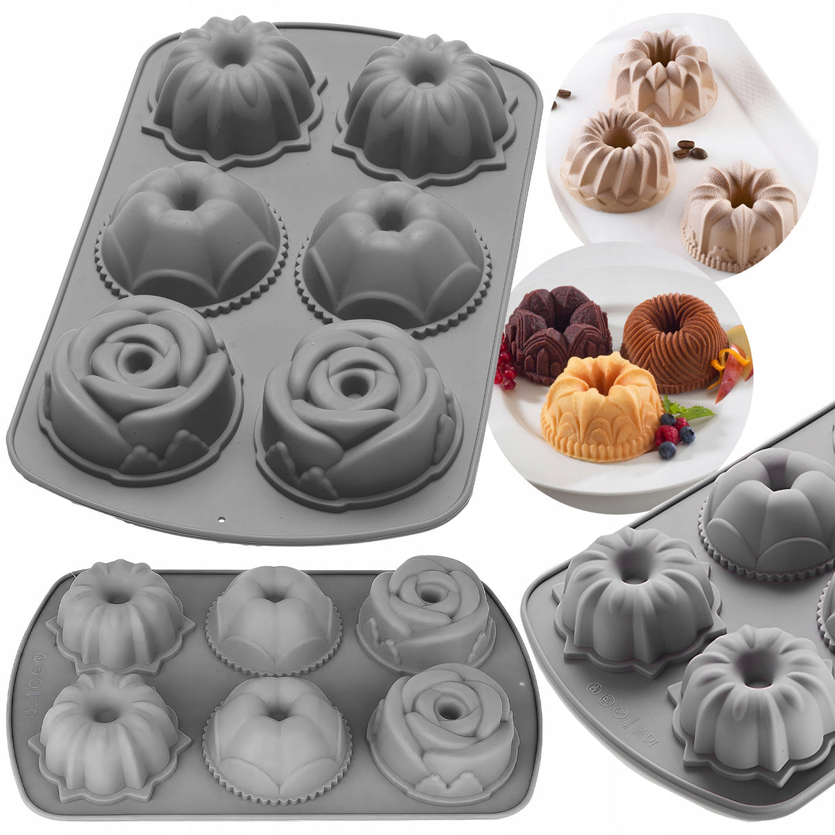 Silikon-Cupcake-Form VERSCHIEDENE FORMEN