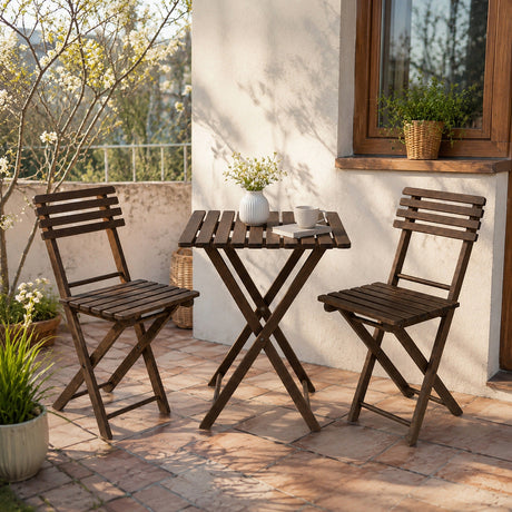 Klappbares Gartenmöbel-Set 3-in-1