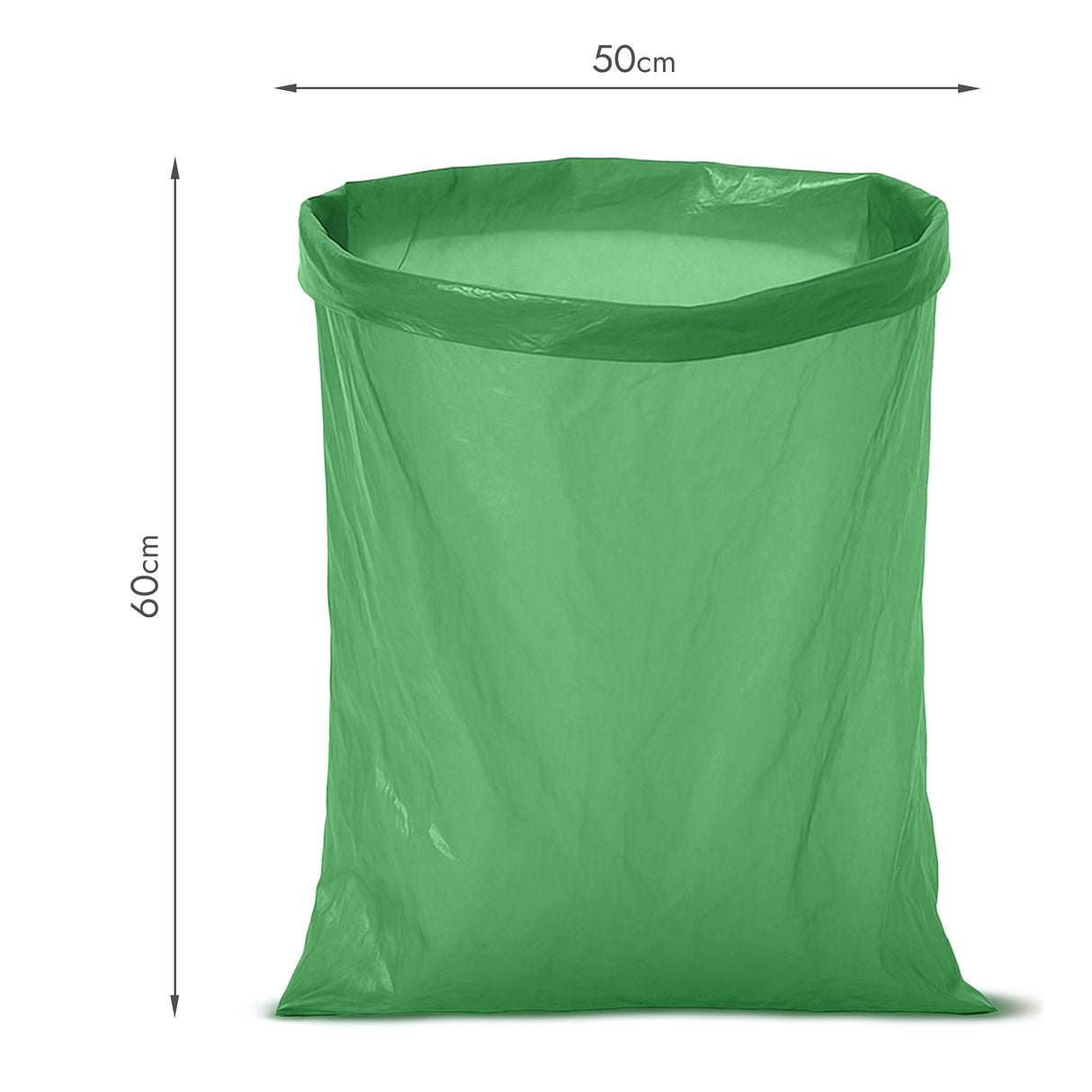 Grüne Recycelte Müllbeutel 35L