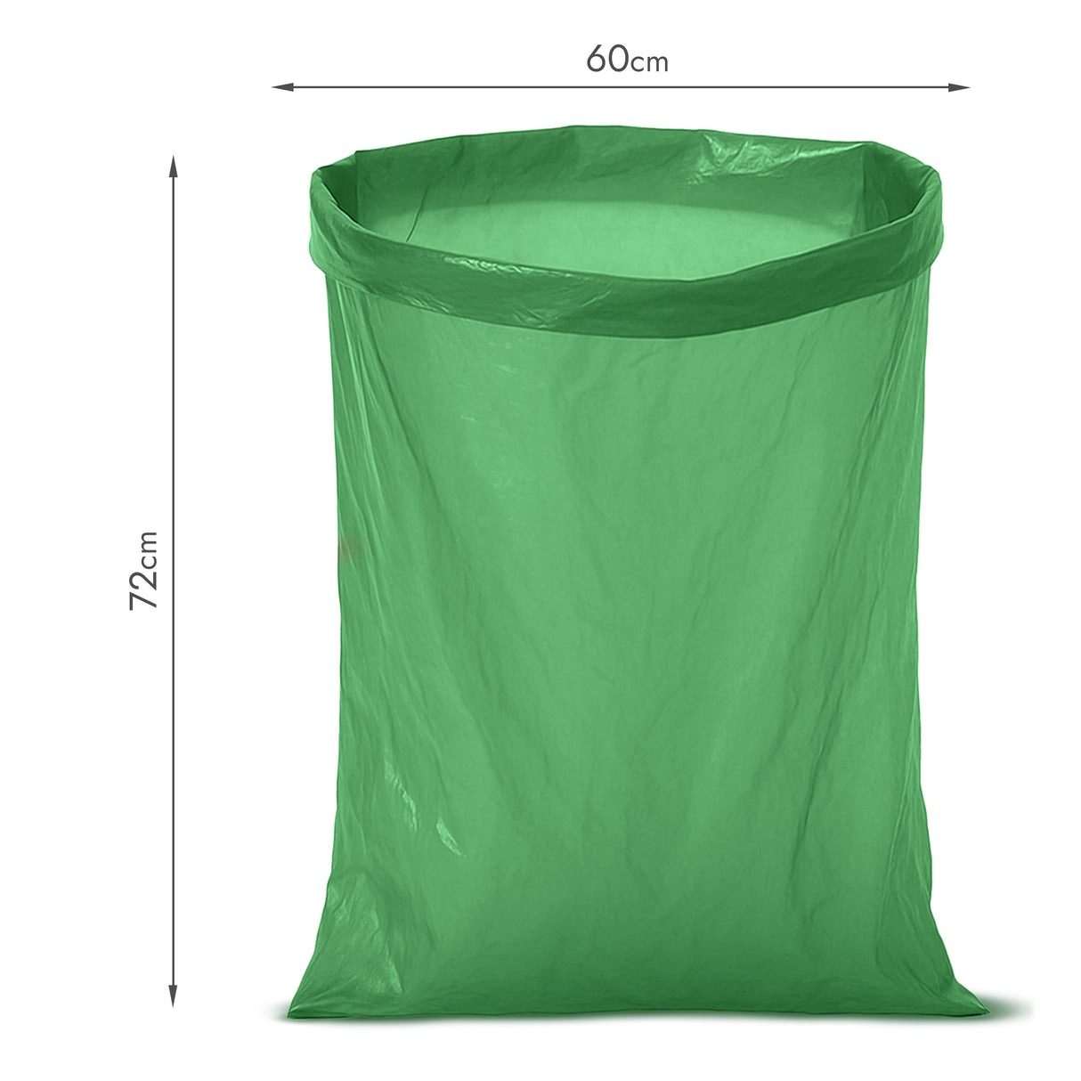 Grün Recycelte Müllsäcke 60L